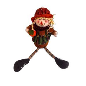 Shelf Sitter Scarecrow Fall Thanksgiving Mantle Shelf Decor Approx 16.5"